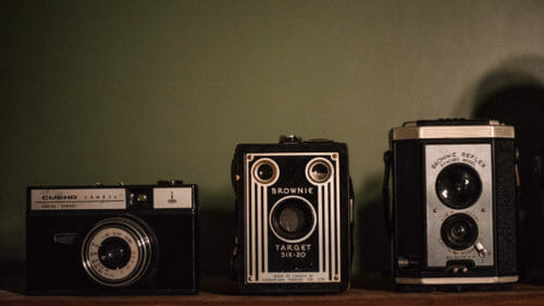 vintage kodak brownie cameras