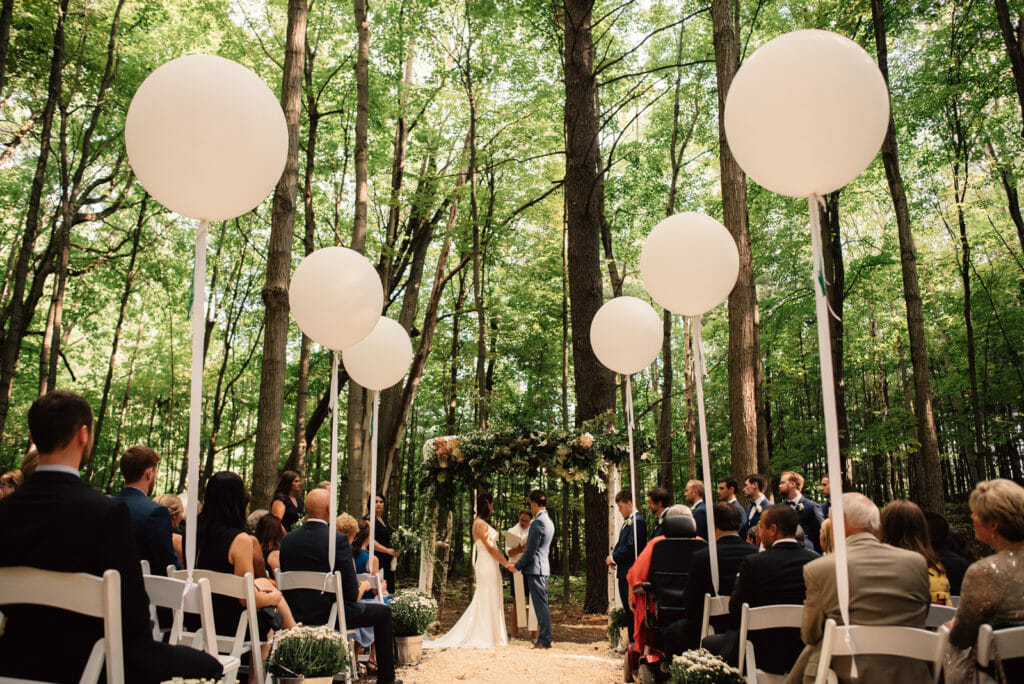 forest wedding in ontario