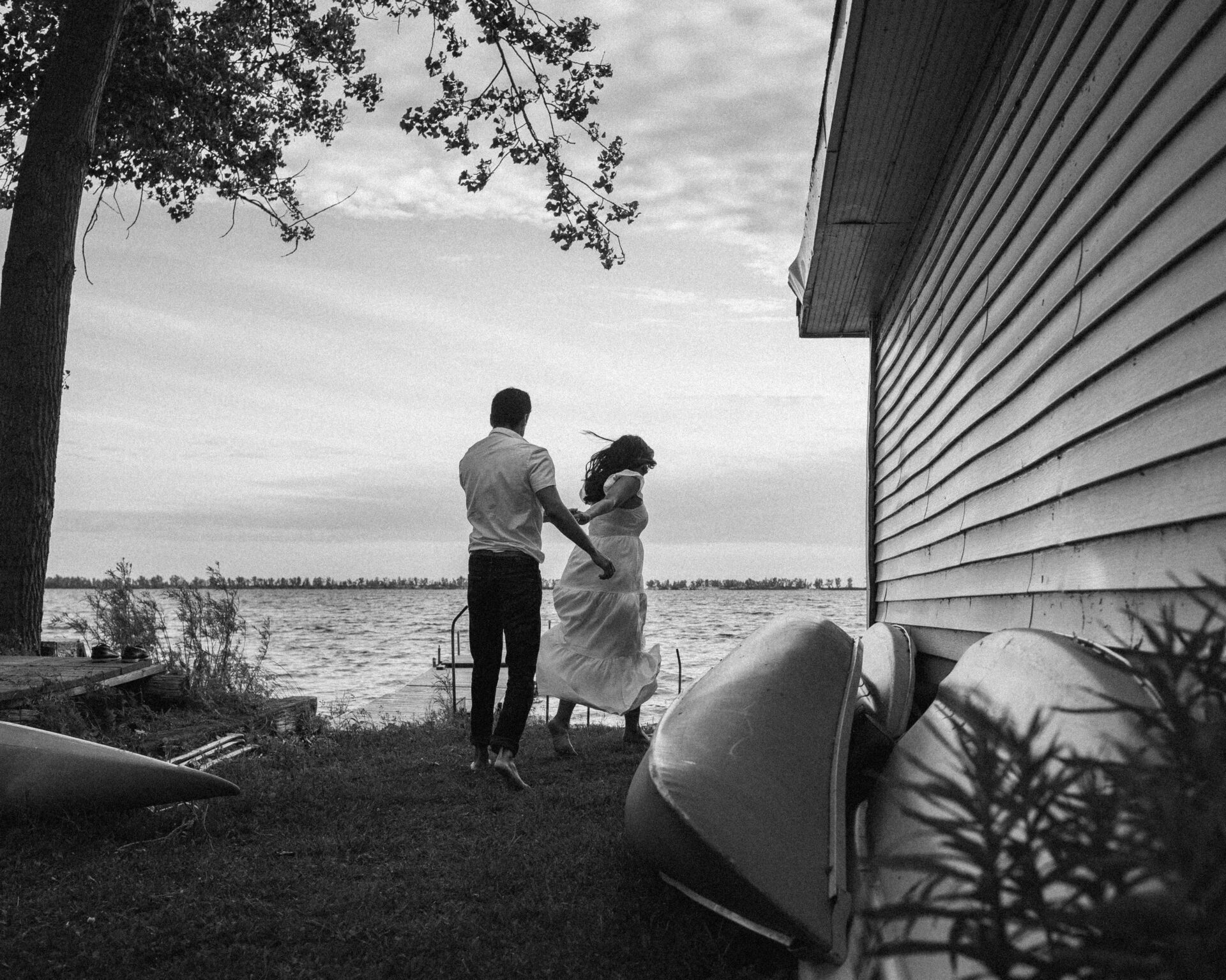 muskoka cottage proposal photos