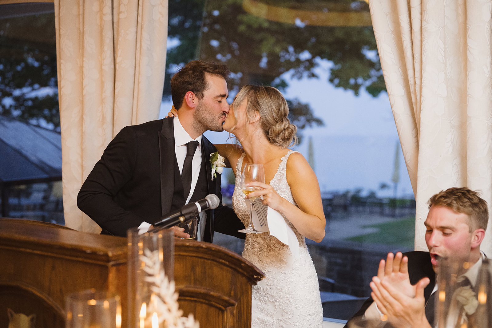 stressful wedding reception delays caused by speeches