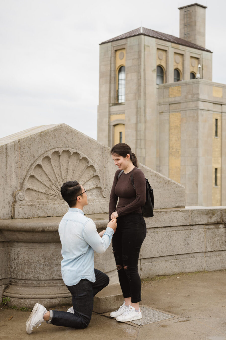 rc harris surprise proposal photos toronto